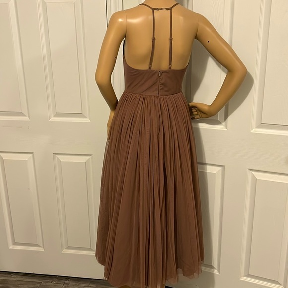 ASOS Pinny Extreme Tulle Mesh Midi Dress size 4 - Picture 9 of 10